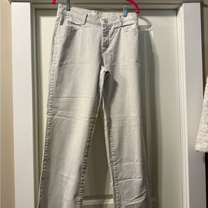 Lee Women's Cream Straight Leg Pants